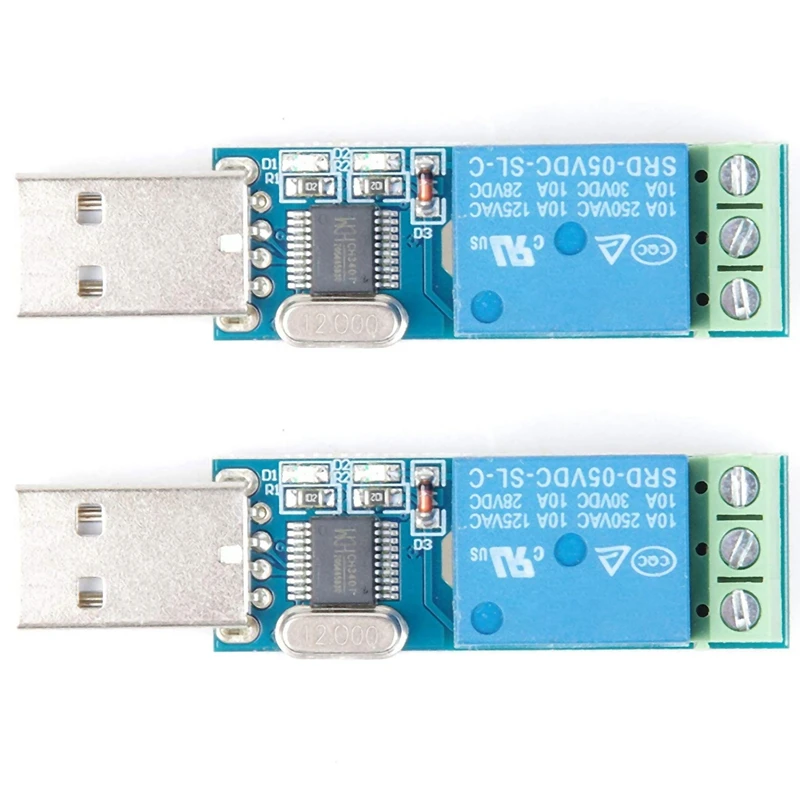 2X USB-релеен модул, USB-интелигентен превключвател за управление, USB ключ за електронен преобразувател тип LCU-1