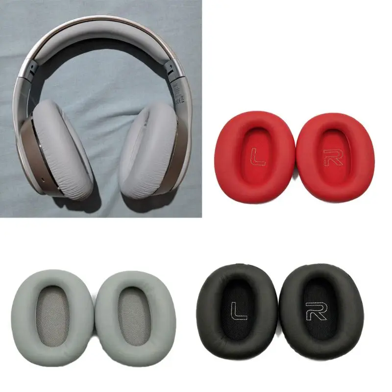 Лесно сменяеми стари амбушюры за слушалки Edifier W820BT W828NB, по-дебели поролоновые седалките, втулки, лесни за инсталиране