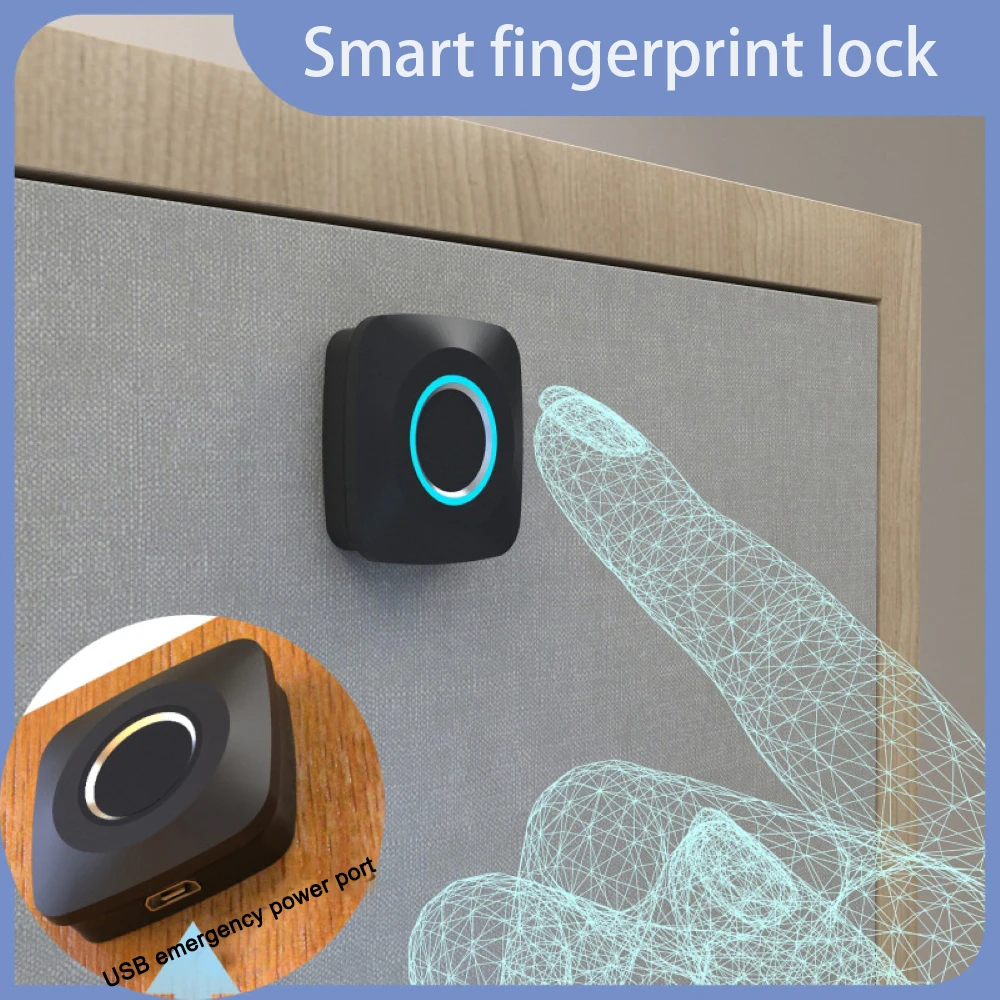 Заключване на пръстови отпечатъци, Интелигентни ключалки за шкафове с биометрическим ключалка за мебели, без ключ, брави за чекмеджета, шкаф с пръстови отпечатъци