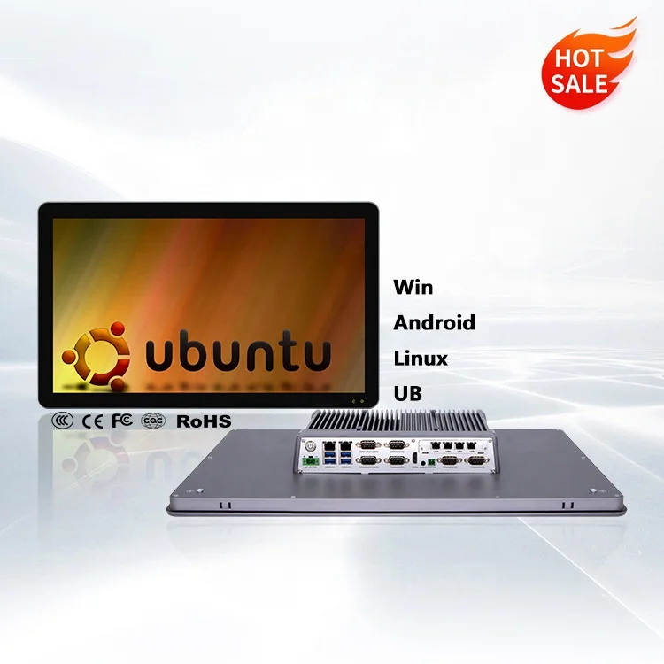 Китайското производство Qiyang Linux Single Board Embedded Fanless All In On Touch Panel Pc Промишлен Таблетен компютър IP65 / IP66 / IP67