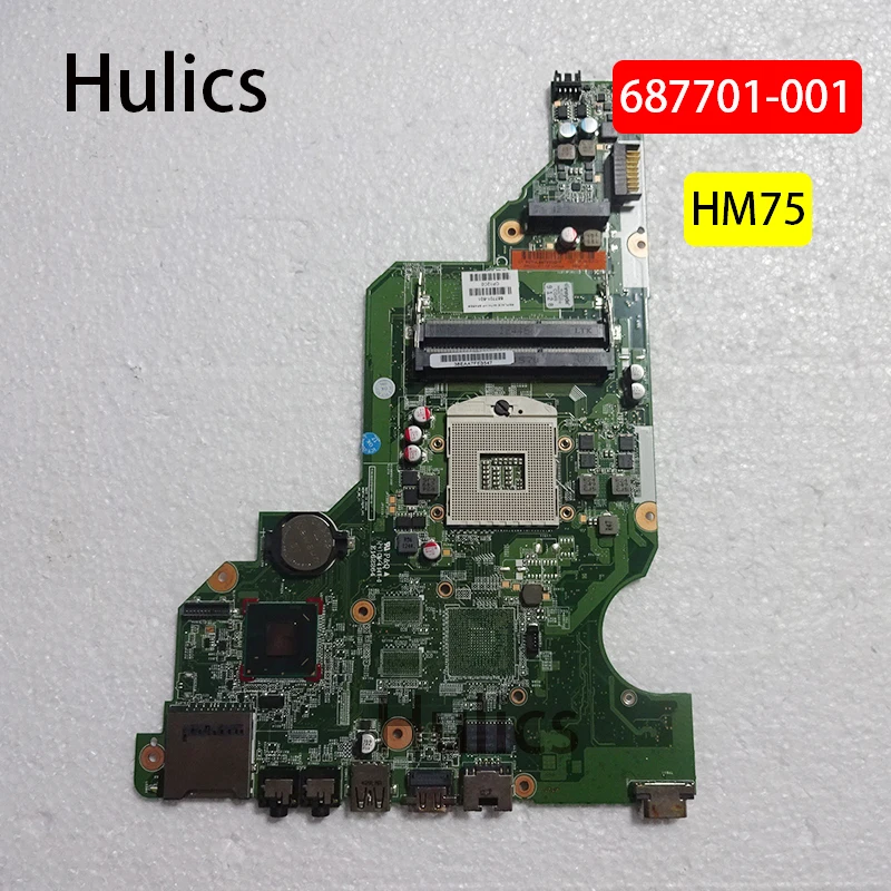 Hulics се Използва 687701-501 687701-001 687701-601 За Дънната платка на лаптоп HP 650 CQ58 Серия CQ58-2000 HM75 DDR3